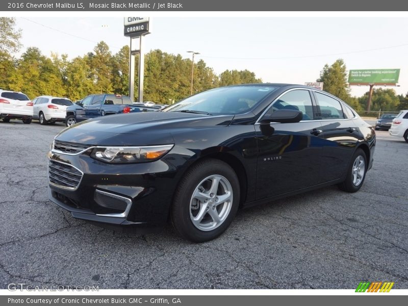 Mosaic Black Metallic / Jet Black 2016 Chevrolet Malibu LS