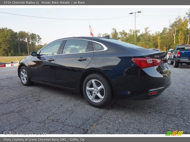 Mosaic Black Metallic / Jet Black 2016 Chevrolet Malibu LS