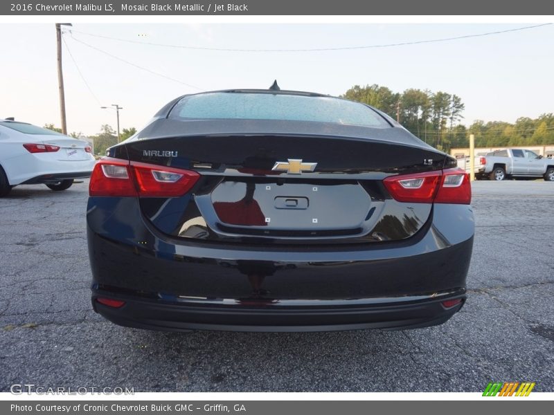 Mosaic Black Metallic / Jet Black 2016 Chevrolet Malibu LS
