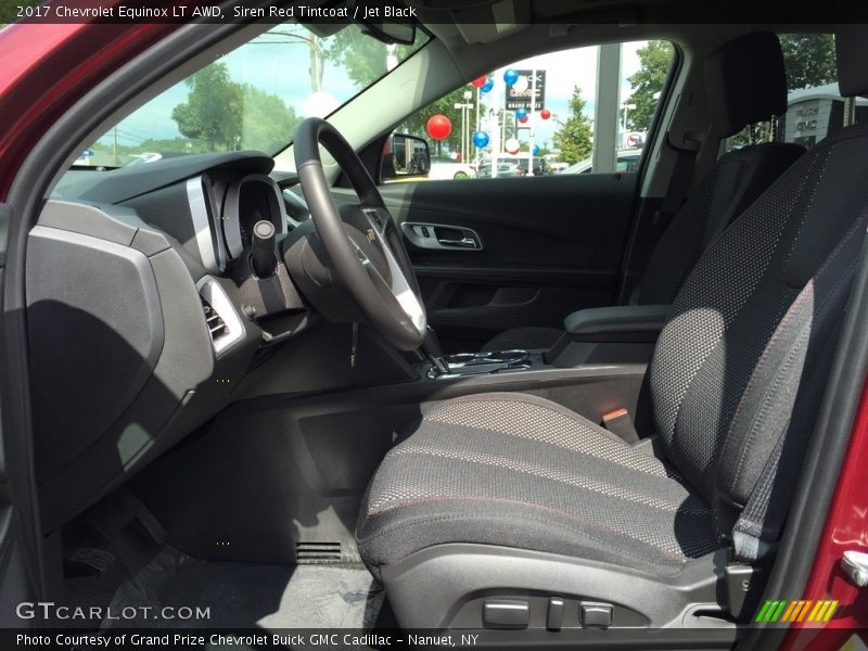 Siren Red Tintcoat / Jet Black 2017 Chevrolet Equinox LT AWD
