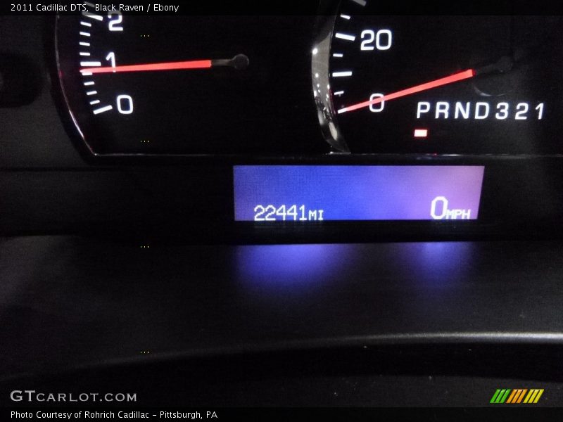 Black Raven / Ebony 2011 Cadillac DTS