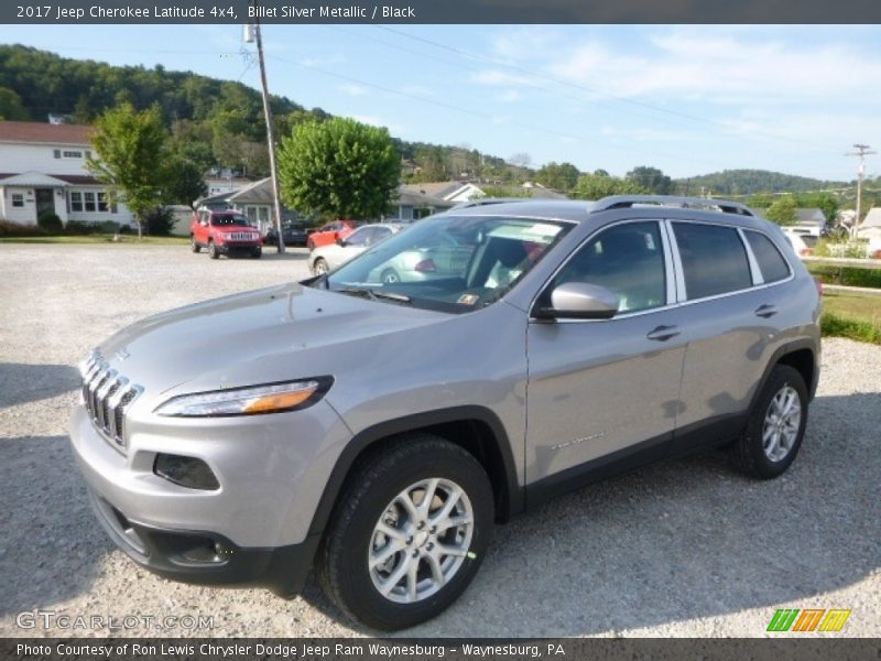 Billet Silver Metallic / Black 2017 Jeep Cherokee Latitude 4x4