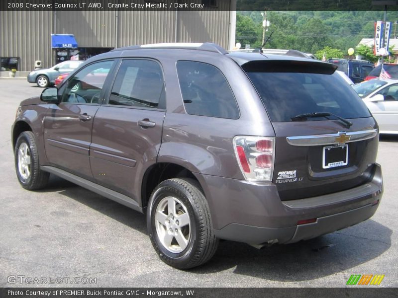 Granite Gray Metallic / Dark Gray 2008 Chevrolet Equinox LT AWD