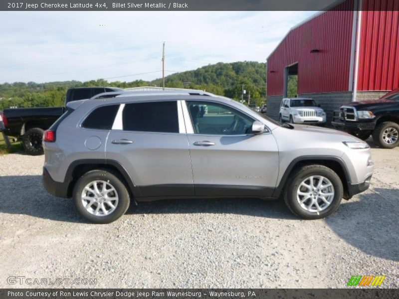 Billet Silver Metallic / Black 2017 Jeep Cherokee Latitude 4x4
