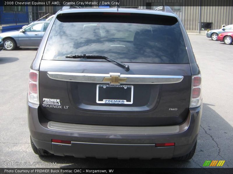 Granite Gray Metallic / Dark Gray 2008 Chevrolet Equinox LT AWD