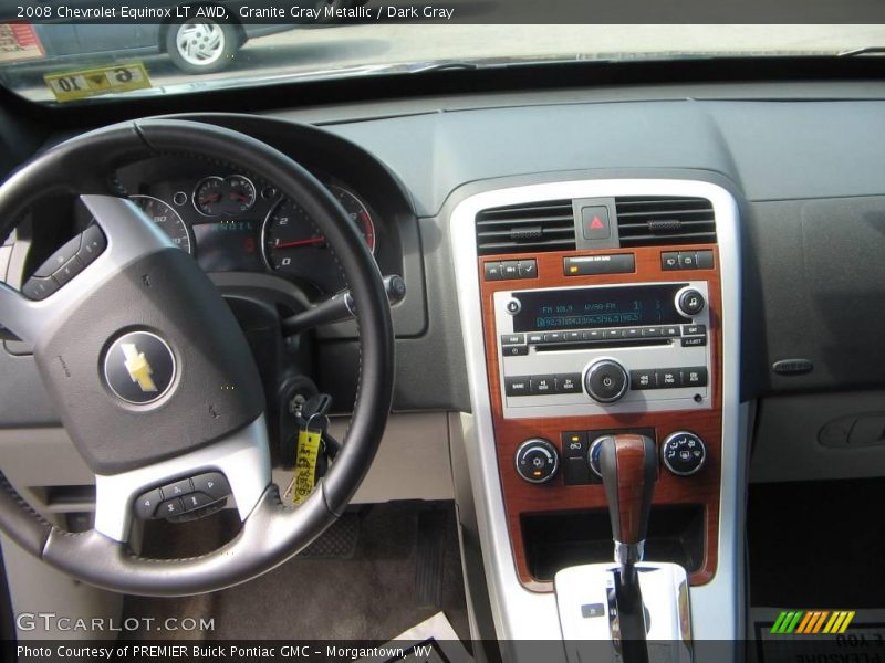 Granite Gray Metallic / Dark Gray 2008 Chevrolet Equinox LT AWD