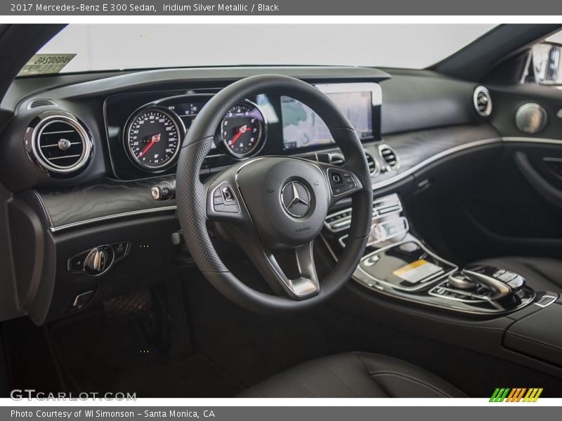 Iridium Silver Metallic / Black 2017 Mercedes-Benz E 300 Sedan