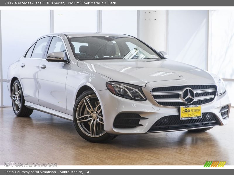Iridium Silver Metallic / Black 2017 Mercedes-Benz E 300 Sedan