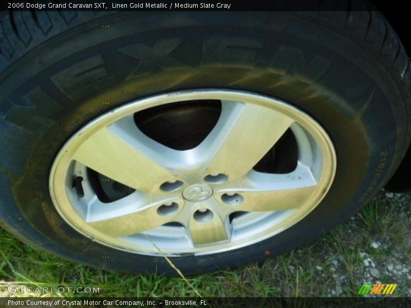 Linen Gold Metallic / Medium Slate Gray 2006 Dodge Grand Caravan SXT