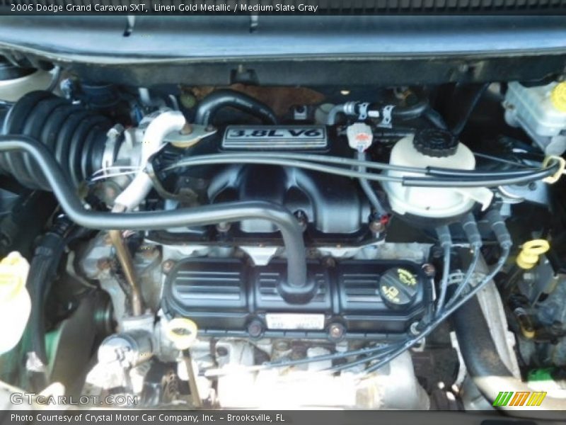 Linen Gold Metallic / Medium Slate Gray 2006 Dodge Grand Caravan SXT