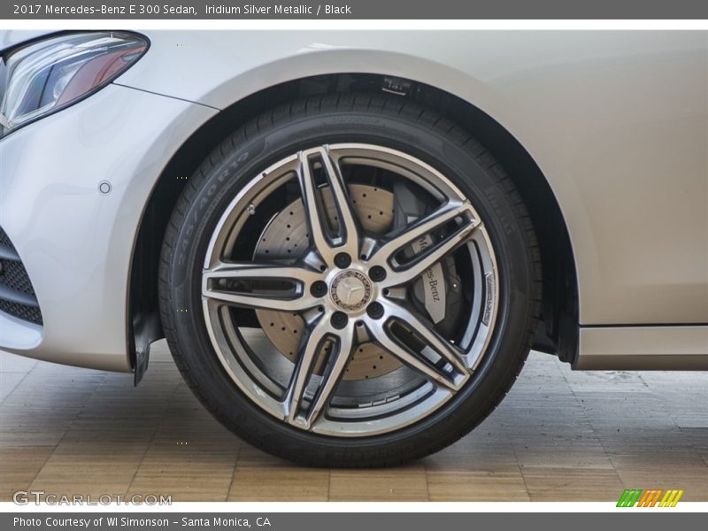Iridium Silver Metallic / Black 2017 Mercedes-Benz E 300 Sedan