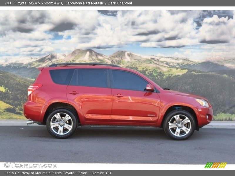 Barcelona Red Metallic / Dark Charcoal 2011 Toyota RAV4 V6 Sport 4WD