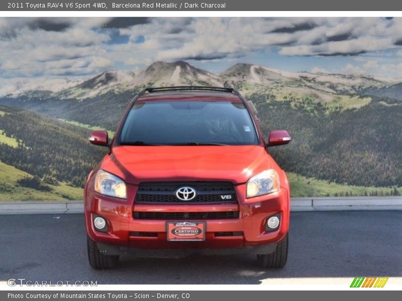 Barcelona Red Metallic / Dark Charcoal 2011 Toyota RAV4 V6 Sport 4WD