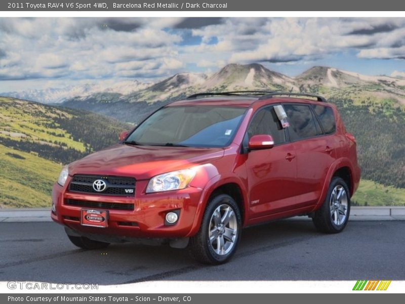 Barcelona Red Metallic / Dark Charcoal 2011 Toyota RAV4 V6 Sport 4WD