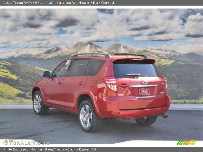 Barcelona Red Metallic / Dark Charcoal 2011 Toyota RAV4 V6 Sport 4WD