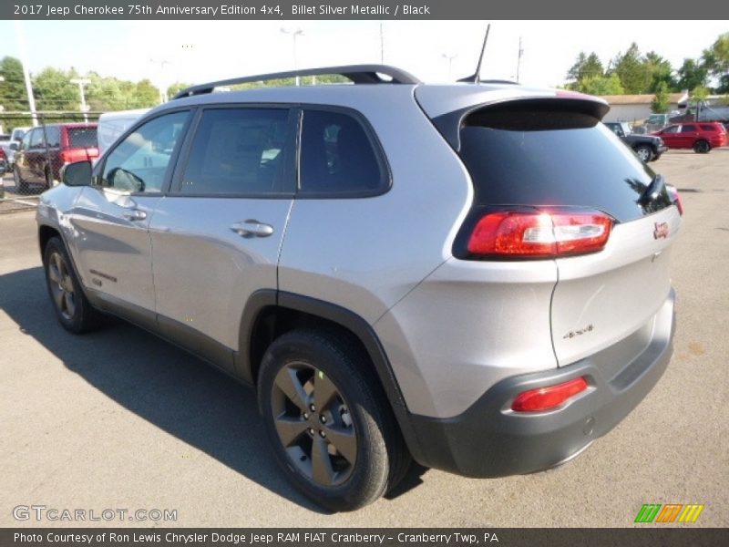 Billet Silver Metallic / Black 2017 Jeep Cherokee 75th Anniversary Edition 4x4