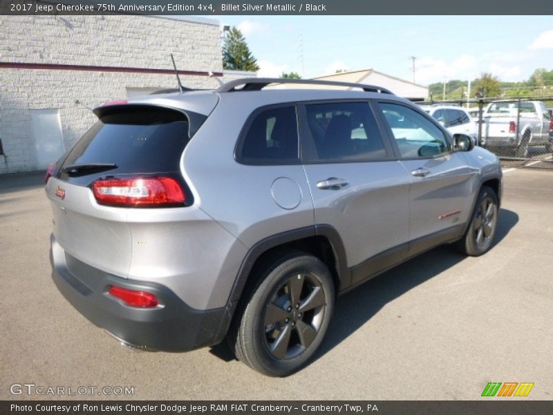 Billet Silver Metallic / Black 2017 Jeep Cherokee 75th Anniversary Edition 4x4