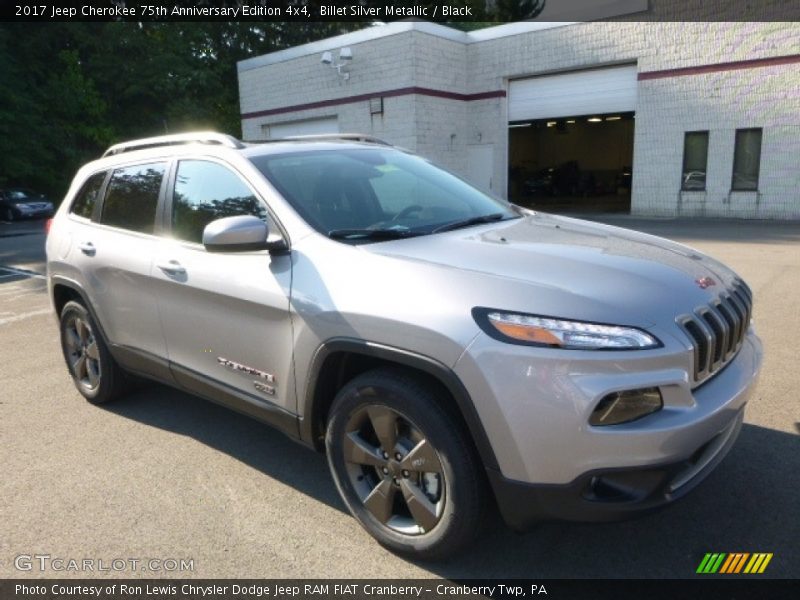 Billet Silver Metallic / Black 2017 Jeep Cherokee 75th Anniversary Edition 4x4