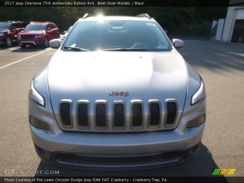 Billet Silver Metallic / Black 2017 Jeep Cherokee 75th Anniversary Edition 4x4