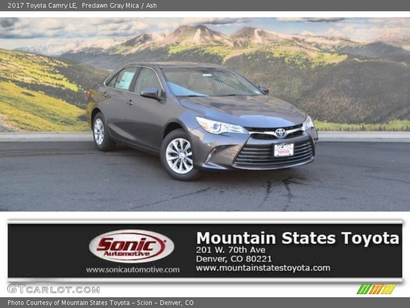 Predawn Gray Mica / Ash 2017 Toyota Camry LE