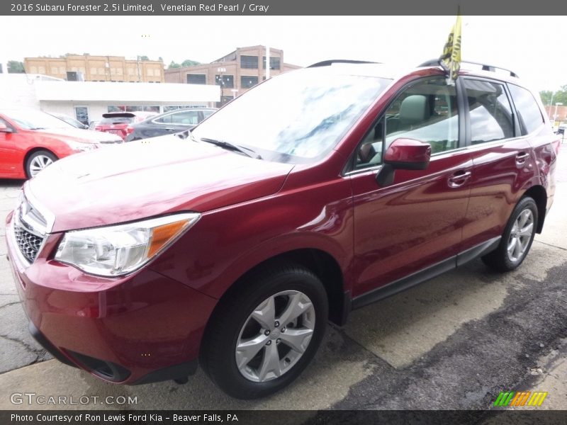 Venetian Red Pearl / Gray 2016 Subaru Forester 2.5i Limited