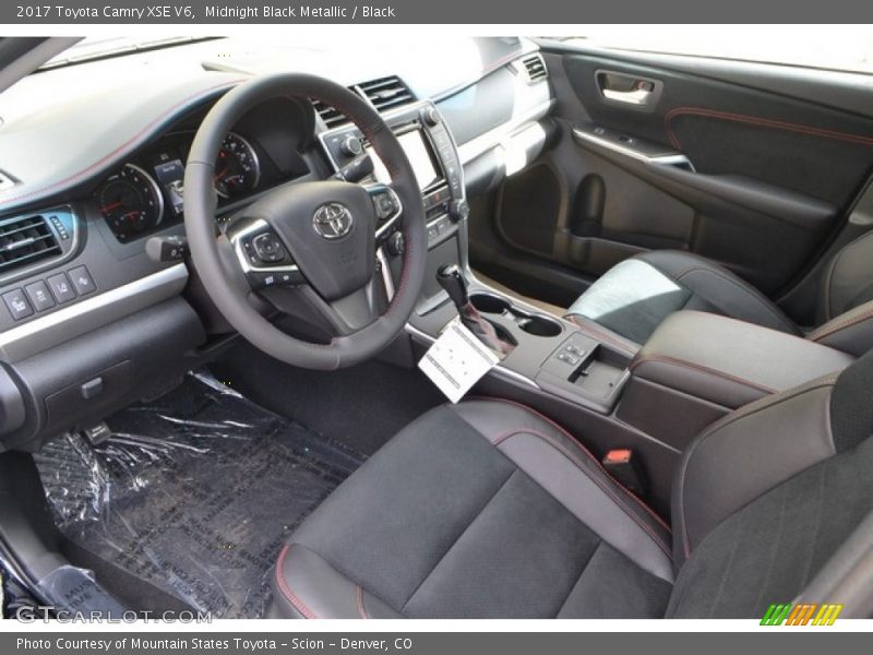  2017 Camry XSE V6 Black Interior