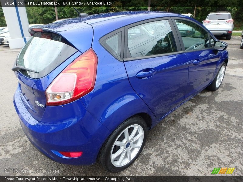 Blue Candy / Charcoal Black 2014 Ford Fiesta SE Hatchback