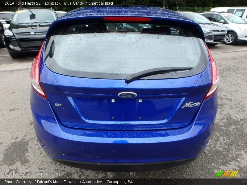 Blue Candy / Charcoal Black 2014 Ford Fiesta SE Hatchback