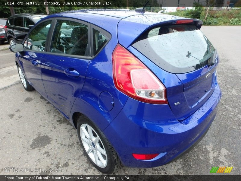 Blue Candy / Charcoal Black 2014 Ford Fiesta SE Hatchback