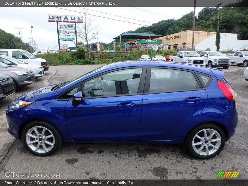 Blue Candy / Charcoal Black 2014 Ford Fiesta SE Hatchback