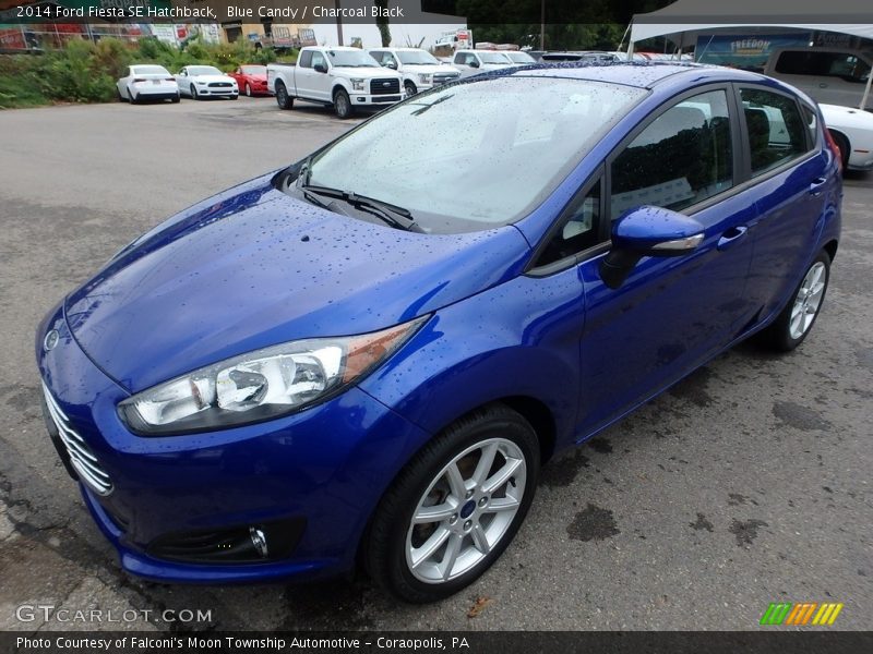 Blue Candy / Charcoal Black 2014 Ford Fiesta SE Hatchback
