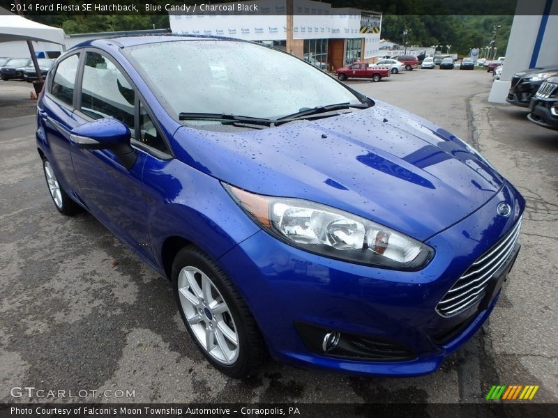 Blue Candy / Charcoal Black 2014 Ford Fiesta SE Hatchback