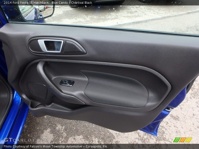 Blue Candy / Charcoal Black 2014 Ford Fiesta SE Hatchback
