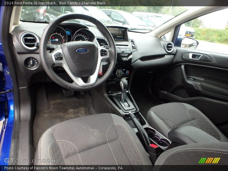Blue Candy / Charcoal Black 2014 Ford Fiesta SE Hatchback