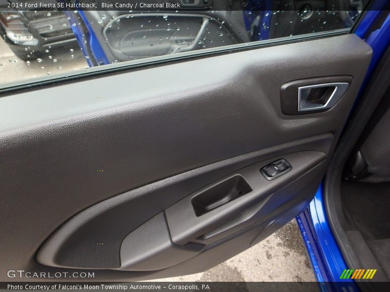 Blue Candy / Charcoal Black 2014 Ford Fiesta SE Hatchback