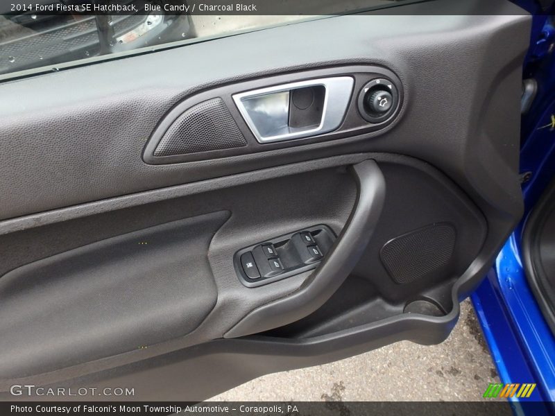 Blue Candy / Charcoal Black 2014 Ford Fiesta SE Hatchback
