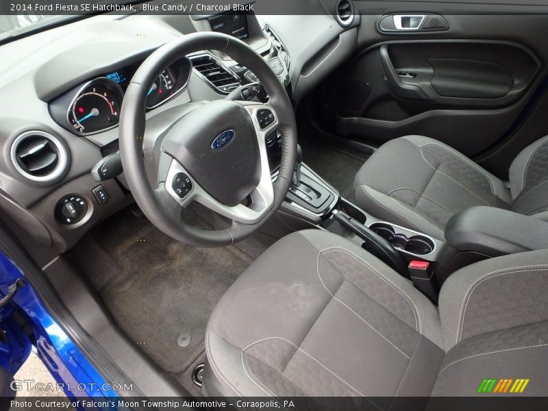Blue Candy / Charcoal Black 2014 Ford Fiesta SE Hatchback