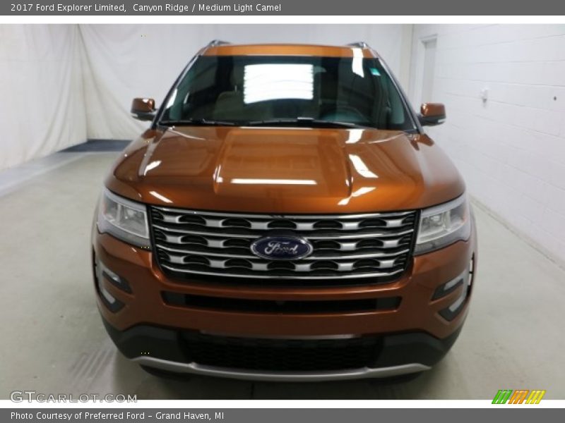 Canyon Ridge / Medium Light Camel 2017 Ford Explorer Limited
