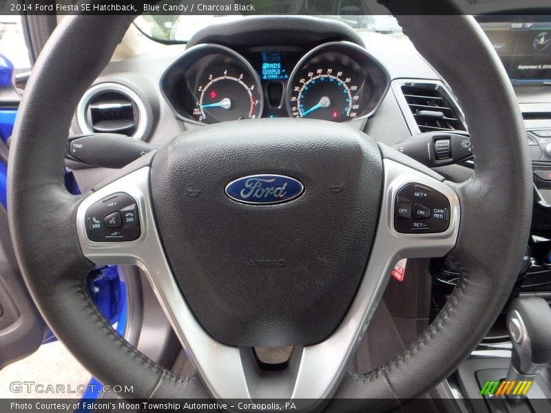 Blue Candy / Charcoal Black 2014 Ford Fiesta SE Hatchback