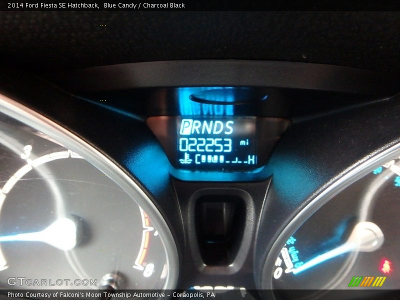 Blue Candy / Charcoal Black 2014 Ford Fiesta SE Hatchback
