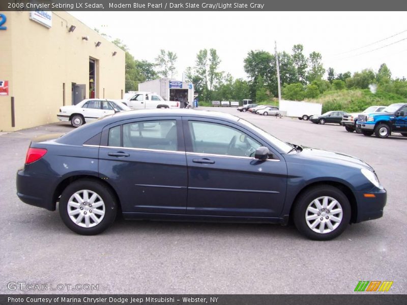 Modern Blue Pearl / Dark Slate Gray/Light Slate Gray 2008 Chrysler Sebring LX Sedan