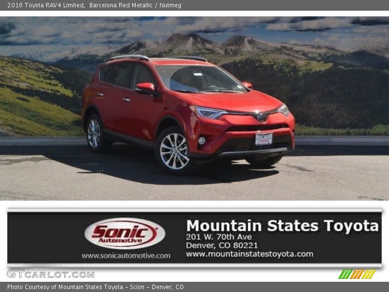 Barcelona Red Metallic / Nutmeg 2016 Toyota RAV4 Limited