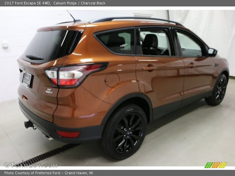 Canyon Ridge / Charcoal Black 2017 Ford Escape SE 4WD