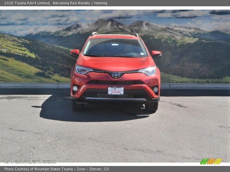 Barcelona Red Metallic / Nutmeg 2016 Toyota RAV4 Limited