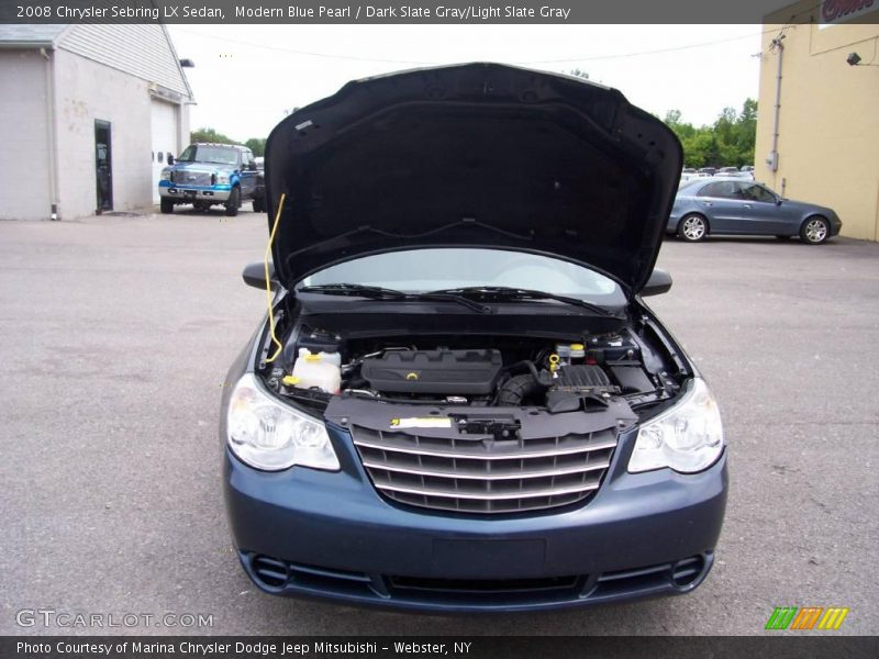 Modern Blue Pearl / Dark Slate Gray/Light Slate Gray 2008 Chrysler Sebring LX Sedan