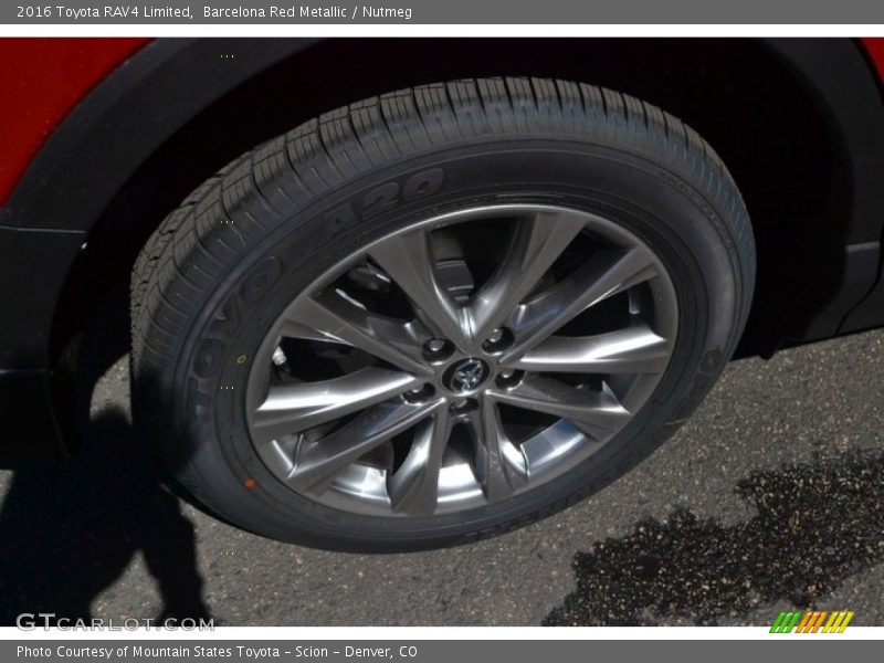 Barcelona Red Metallic / Nutmeg 2016 Toyota RAV4 Limited