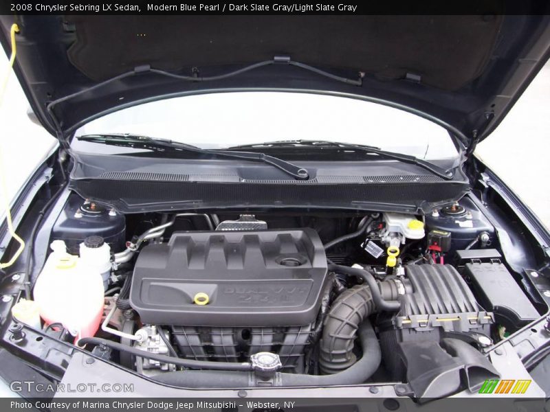 Modern Blue Pearl / Dark Slate Gray/Light Slate Gray 2008 Chrysler Sebring LX Sedan