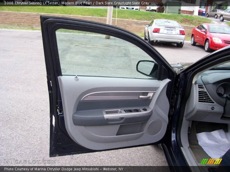 Modern Blue Pearl / Dark Slate Gray/Light Slate Gray 2008 Chrysler Sebring LX Sedan