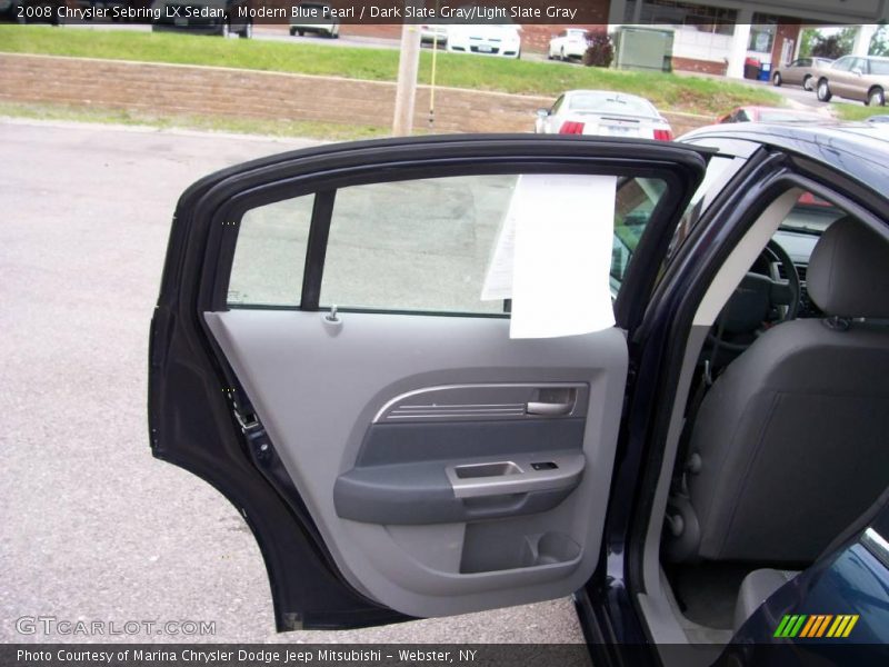 Modern Blue Pearl / Dark Slate Gray/Light Slate Gray 2008 Chrysler Sebring LX Sedan