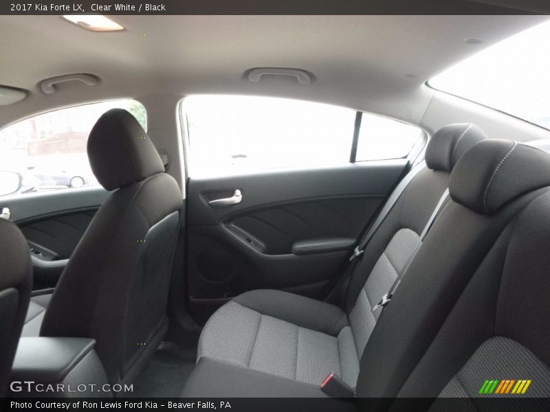 Clear White / Black 2017 Kia Forte LX